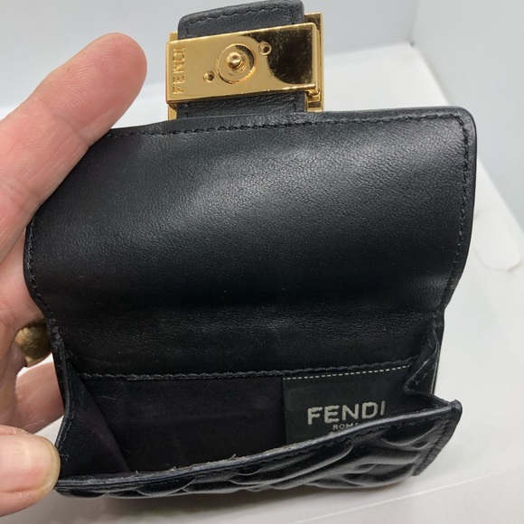 Fendi Baguette Micro Trifold Wallet - Picture 8 of 14